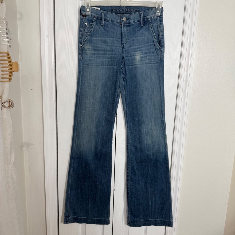 Citizens‎ of Humanity C of H Flare Jeans Womens 29x34 Medium Wash Stretch USA